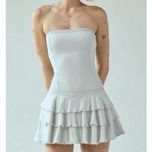 Urban Outfitters Drop Waist Romper Dress